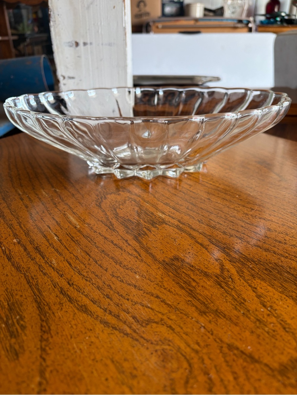 Clear Glass Serving Bowl - Home Dining